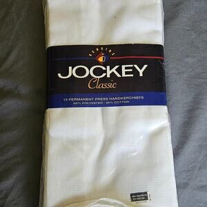 NWT Jockey Classic set 13 permanent press men's hankerchiefs, never opened/used